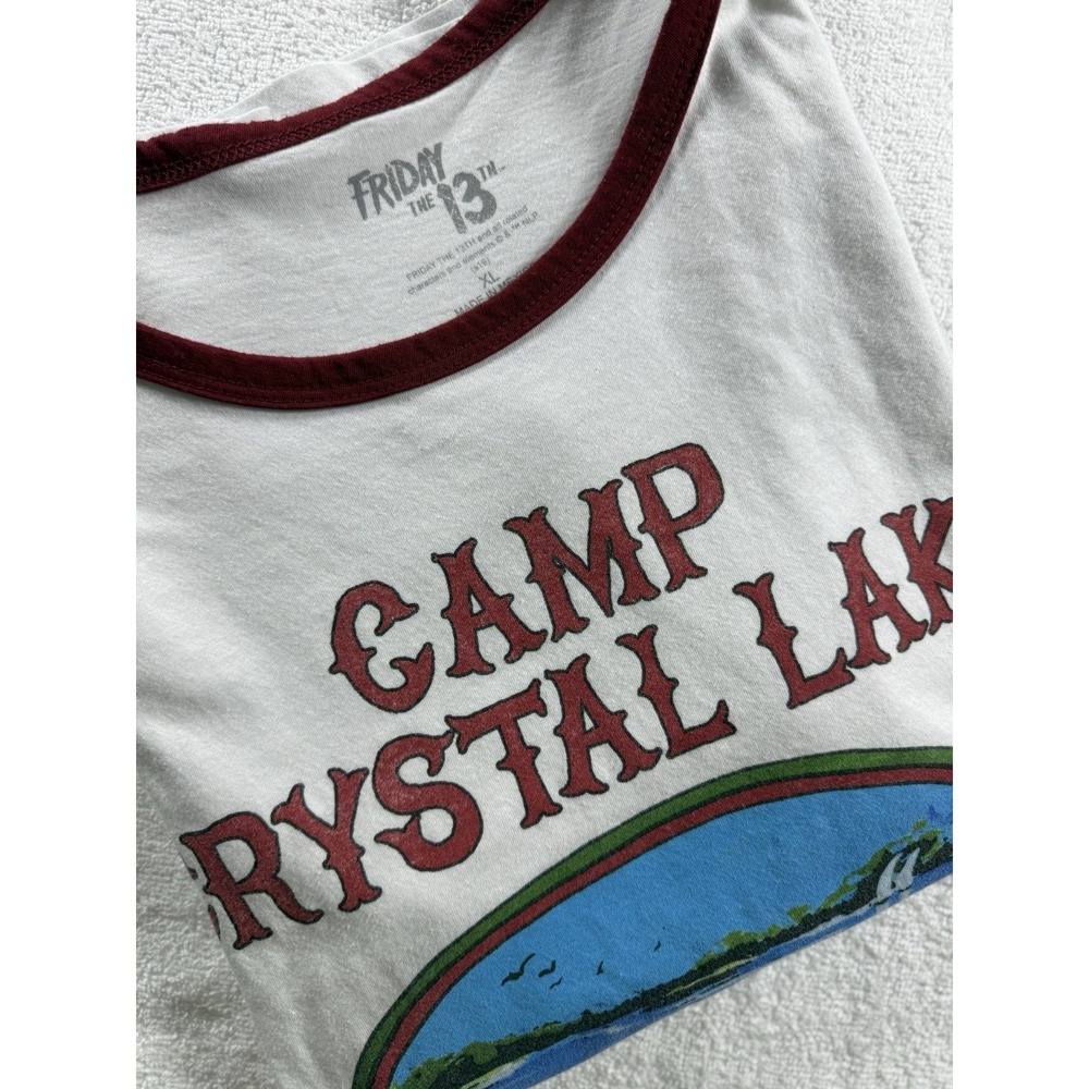 Camp Crystal Lake Shirt Friday The 13th Jason Horror Movie XL